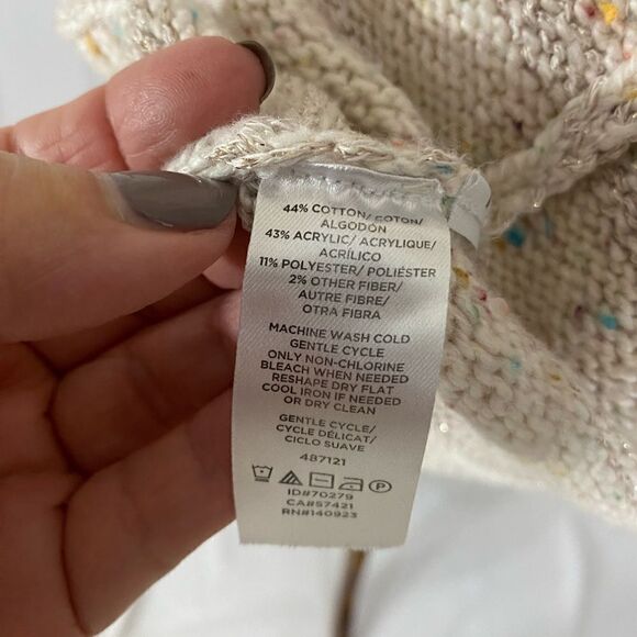 LOFT Crewneck Sparkle Sweater - Picture 4 of 8